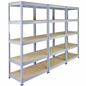 3x Q-Rax 90x50x180cm Grey Shelving - Grey by Monster Racking