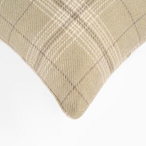 Pack Of Woven Check Cushion Covers - Sage Green / 2 by OHS