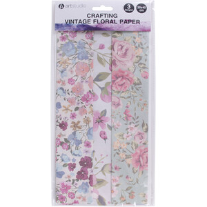 Crafting Vintage Floral Paper by Art Studio