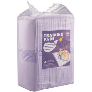 Dog Training Pads Leak Proof Disposable Urinal Pads - Purple by Livingandhome