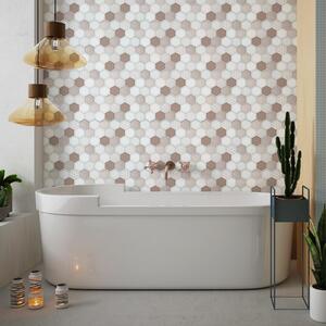 3D Tile Stickers - Brown / 12 by WALPLUS