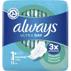 Always Ultra Normal Plus Sanitary Towels by Always