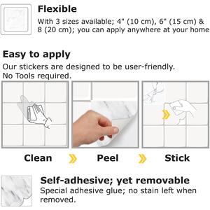 Walplus Wall Tiles Stickers by WALPLUS