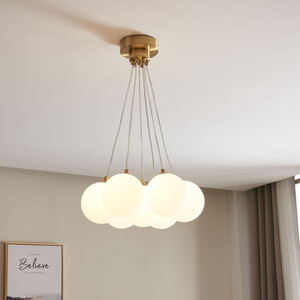 Lottie 7 Ball Ceiling Fitting - Gold