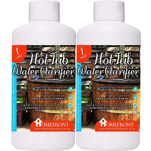 Hot Tub Water Clarifier Clearer Water Spa Pool Jacuzzi - White / 2l by Homefront