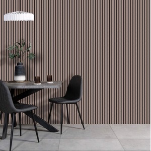 Wooden Slatted 3D Acoustic Wall Panelling by Home Treats
