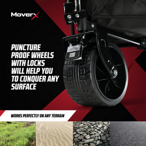 Folding Canopy Festival Wagon - Black by MoverX