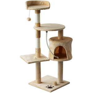 PawHut Cat Tree Activity Centre - Yellow by PawHut