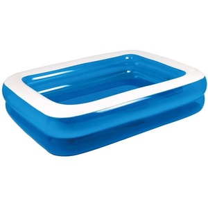 Large Rectangle Swimming Paddling Pool - Blue