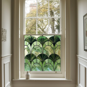 Jesolo Art Deco Stained Glass Privacy Window Film by Creative Printing