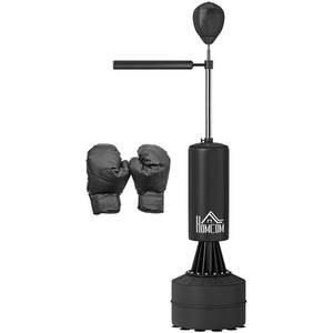 HOMCOM Freestanding Boxing Bag - Black by HOMCOM