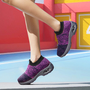 Knit Mesh Outdoor Socks Shoes - Purple / UK 7 / EU 40 by komore