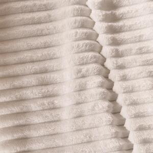 Ribbed Faux Fur Throw by OHS