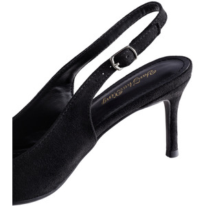 Suede Stiletto High Heels with Pointed Toe by komore