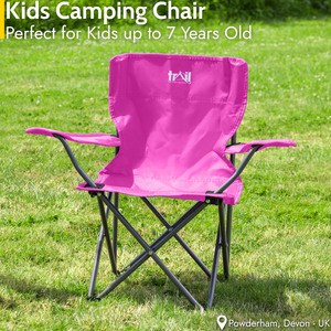 Kids Lightweight Camping Chair - Pink by Trail