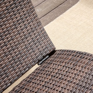 Outsunny Sun Lounger Rattan Hommock by Outsunny