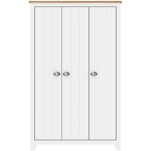 Lexington 3 Door Wardrobe - White