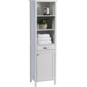 Tall Storage Cabinet - White