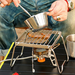 Mini BBQ Portable Camping Grill - Sliver