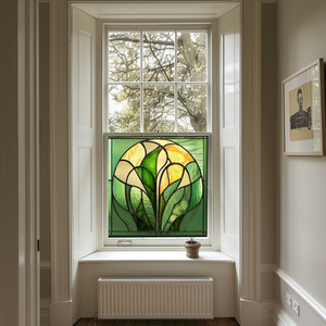 Diso Art Deco Stained Glass Privacy Window Film by Creative Printing Solutions