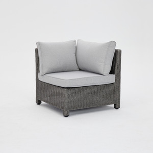 Segrada U-Shaped Garden Furniture - Dark Grey / 8 / Fire Pit Table by GRS