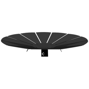 Chic Steel Sunny Design Fire Pit - Black by Primrose