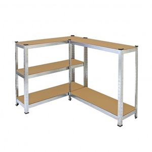 Monster Racking 4 x Galwix Galvanised Steel Shelves - Silver by Monster Racking