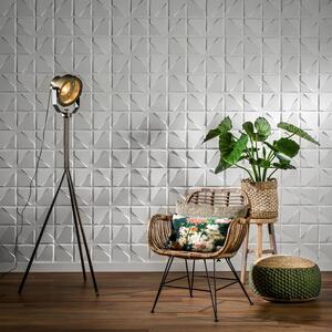 3D Wall Panels - White / Feline Design by WALPLUS