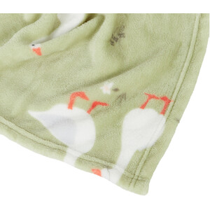 Spring Farm Animals Fleece Throw - Green by My Home