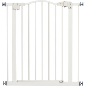 PawHut Adjustable Metal Pet Gate Safety Barrier by PawHut