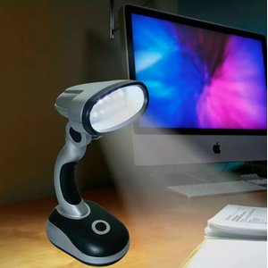 12 LED Portable Desk Light - Silver by Marco Paul