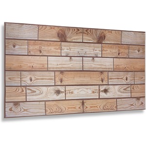3D Wall Panels (96x48 cm) PVC Cladding Panel Wooden Design by NOVECRAFTO