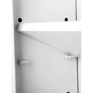 VASAGLE Bathroom Wall Cabinet with Mirror - White by VASAGLE