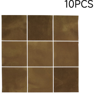 Livingandhome 10-Piece Grid Design Stick-On Wall Tiles by Livingandhome