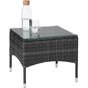 Rattan Garden Furniture Set Lucerne Two Sets Of Cushion Covers by tectake