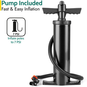 Inflatable Camping Windbreak - Grey / 3 Panel Windbreak by Trail