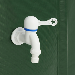 Rainwater Tank - Green / 98cm / 100cm by tectake