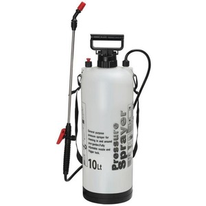 10L Garden Pressure Sprayer Hand Pump Spray Bottle - White by MantraRaj
