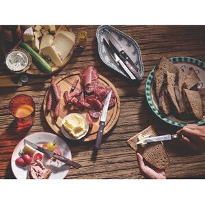 Tramontina Wooden Steak Plate 26 x 1.5 cm - Yellow by Tramontina