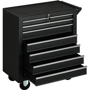 DURHAND Roller Tool Cabinet Storage - Black by DURHAND