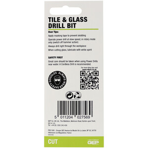 Vitrex Tile and Glass Drill Bit - 6mm by Vitrex