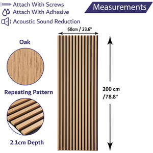 Wooden Slatted 3D Acoustic Wall Panelling by Home Treats