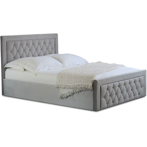 Mia Ottoman Bed - Grey / King