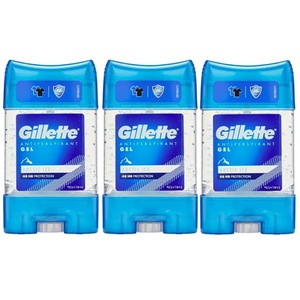 Pack of 3 Gillette Anti Perspirant Gel Arctic Ice 48hr Protection - Blue by Gillette