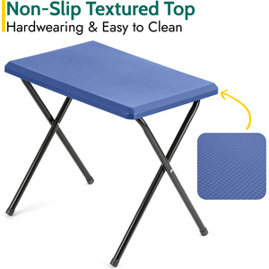 Small Folding Camping Table - Blue by Trail