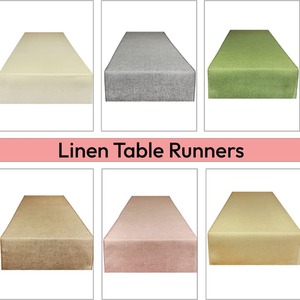 Hessian Table Runners - Midnight Blue by Trimming Shop