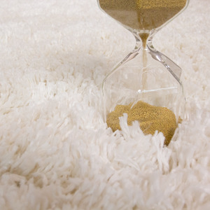 Super Soft Cream Shaggy Living Area Rug - Cream / 240 x 60cm by The Rug House