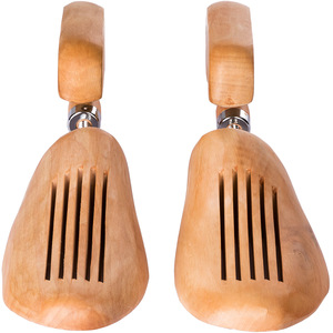 Shoe Stretcher 2 Pairs - Brown / 46-48 by tectake