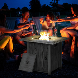 Outsunny 40,000 BTU Propane Gas Fire Pit Table by Outsunny