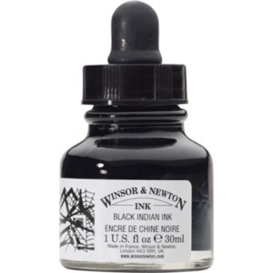 Winsor and Newton 14ml Drawing Ink - Black by Winsor & Newton
